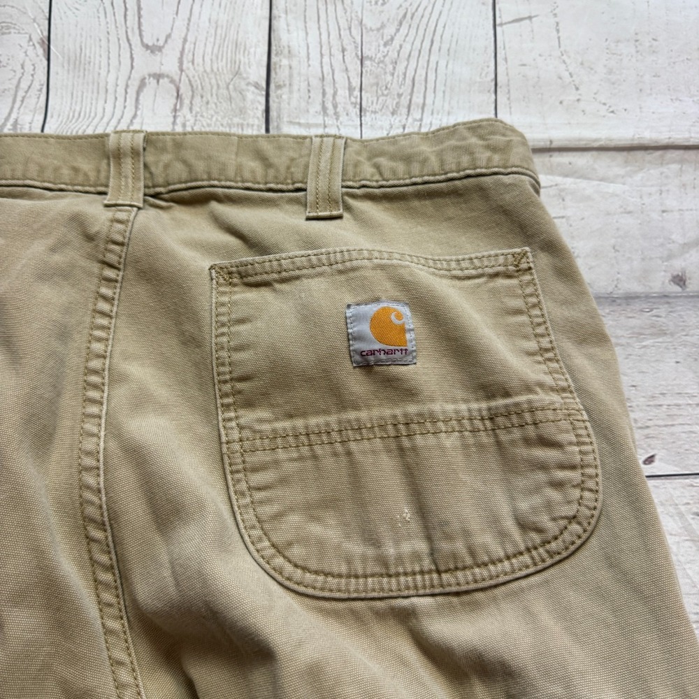 Carhartt‎ Relaxed Fit Workwear Pants Khaki Beige RN 14806 Men's Size 36x34 - Picture 13 of 15